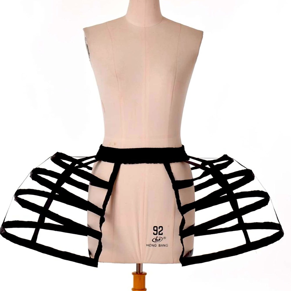 Pannier Petticoat Women Victorian Bustle Cages Hoop Skirt Cage Skirt for Women